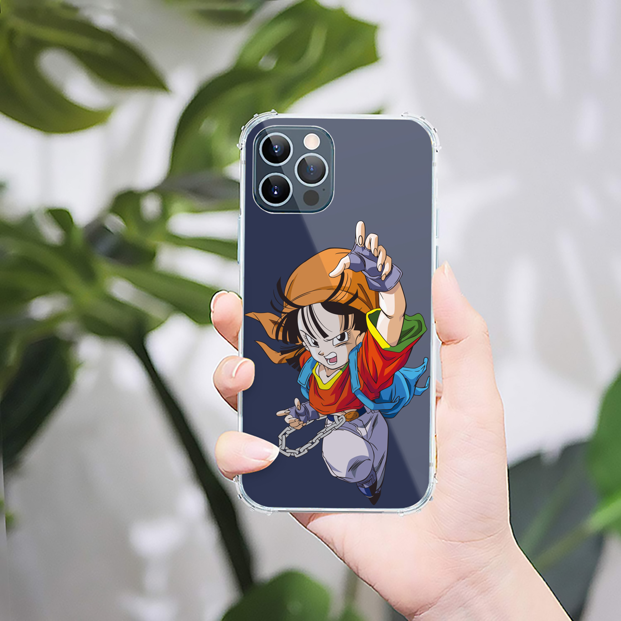 （画像用） ドラゴンボール パン DRAGON BALL Pan 【iPhone 12シリーズ対応】透明スマホケース（クリアソフトケース）